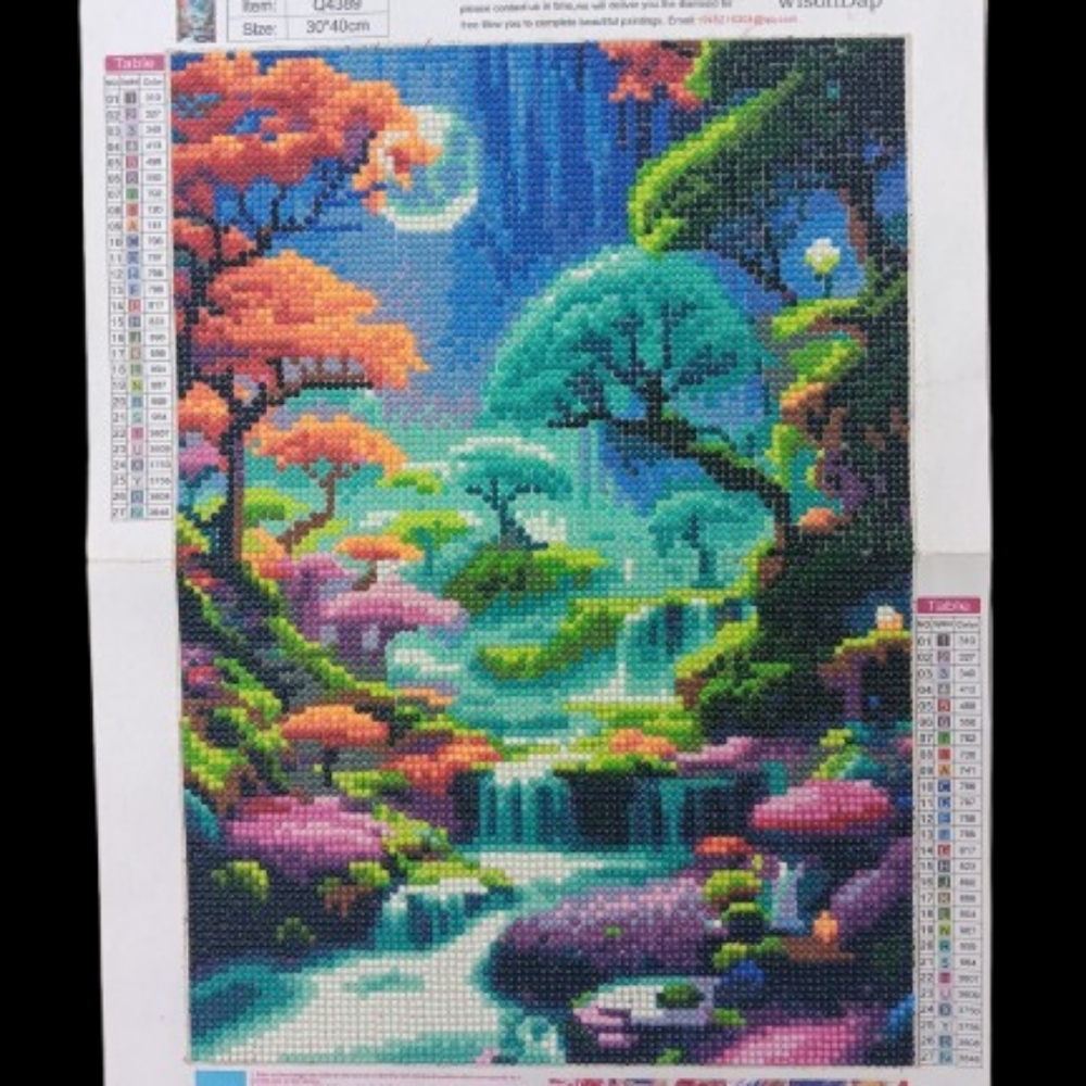 Colorful Diamond Painting Kit Completed/Sealed
